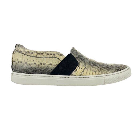 LANVIN Python Luxury Slip-on Sneakers Flats Loafers Round toes Animal szβ 36 - Picture 6 of 14